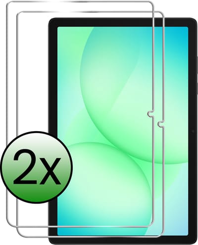 Screenprotector - 2 Stuks Geschikt voor Samsung Galaxy Tab A11 Plus / A9 Plus - Extra Sterk - Beschermglas - Gehard Glas - Tempered Glass - Screen Protector