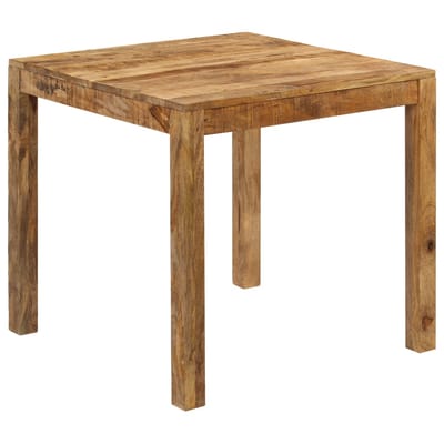 vidaXL - Eettafel - 82x80x76 - cm - massief - mangohout