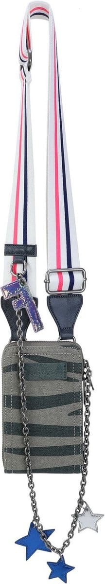 Fritzi aus Preußen Telefoontasje Canvas Fritzi08 Crossbody Bag Wild Zebra Kaki