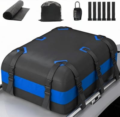 SNJY® Dakkoffer - Daktas - Dakkoffers - 566 Liter - 132L x 100B x 46H cm - Zwart/Blauw