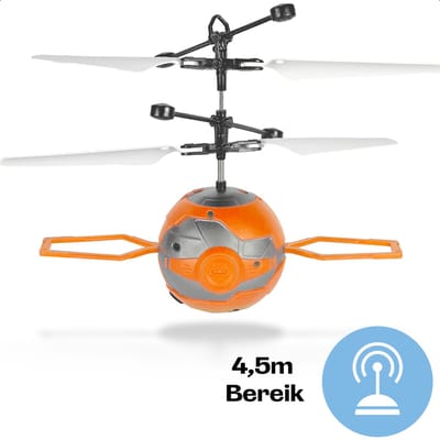 GAGATO Mini Flight Drone Oranje - Zelfvliegende Hover Drone - Balanceerbaar door Sensor op hand - Inclusief Uitbreidingset