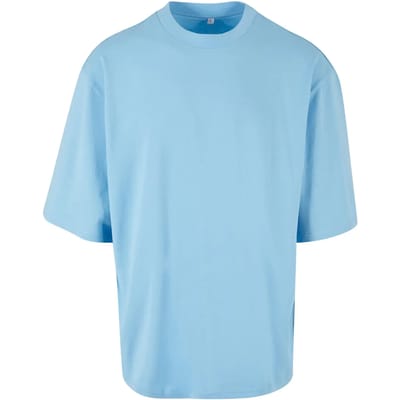 Build Your Brand - Oversized Sleeve T-Shirt - Baltic Blue maat S