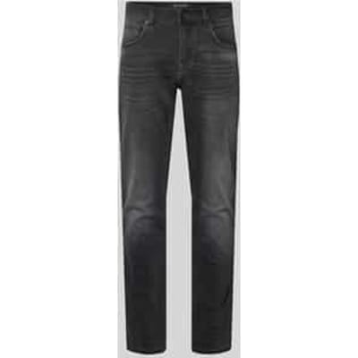 PME legend grijze heren jeans   Nightflight   Stonewash wassing   Regular fit   5-Pocket zakken   Knoop- en ritssluiting   Duurzaam   Regular waist