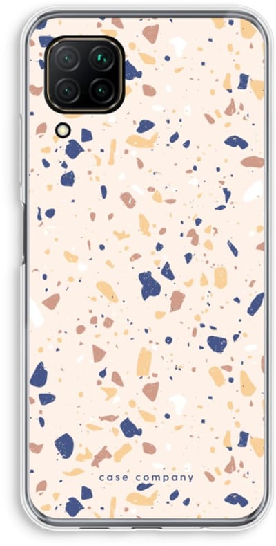 Case Company® - Hoesje geschikt voor Huawei P40 Lite hoesje - Terrazzo N°23 - Soft Cover Telefoonhoesje - Bescherming aan alle Kanten en Schermrand