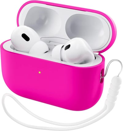 Siliconen hoes voor AirPods Pro 2 (2022) - Bescherming met koord en schokbestendig