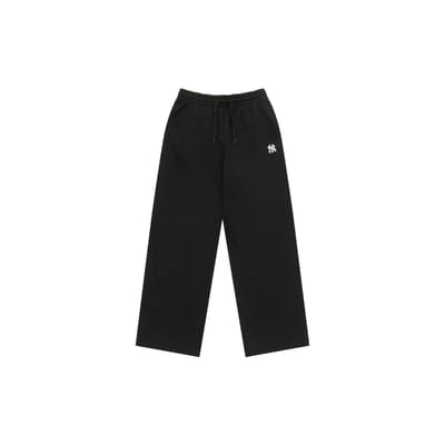 MLB New York Yankees Série de Base 25Automne Hiver Mode Classique Tendance Confortable Ample Décontracté Polyvalent Élastique Logo Bord-côte Tricot Jogging 3APTB0254-50BKS XS white