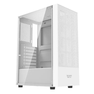 Darkflash A290 Computerbehuizing Met Witte Voeding Voor Atx-Pc Met Koeling
