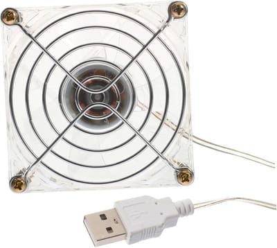 VHV - Huisdier ventilator - USB mini ventilator voor dieren - USB aansluiting - stille werking - voor kantoor, reizen, thuis en warme zomerdagen