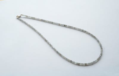 Gefacetteerde Labradoriet collier