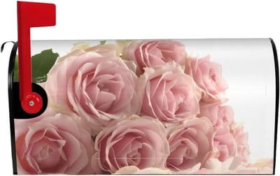 Brievenbushoezen Decoratie - Magnetische Covers - Tuin Decoratie - Water- en UV-bestendig - 53 x 45 cm - Zwart