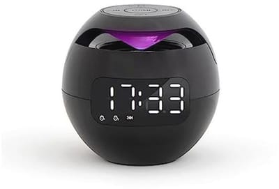 Bluetooth Wekkerluidspreker 2 in 1 - Oplaadbaar met Microfoon en 3 Uur Batterijduur