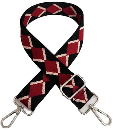 Dailygoods- Schouderriem Verstelbaar 80-130 cm - Brede Tasriem 3,8 cm - Schouderband voor Tas - DIY Accessoires - Katoen met Karabijnhaak