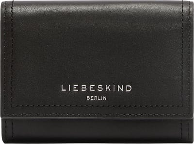 LIEBESKIND BERLIN Portemonnee Lisa Calf Optic Louisa Wallet Black Zwart
