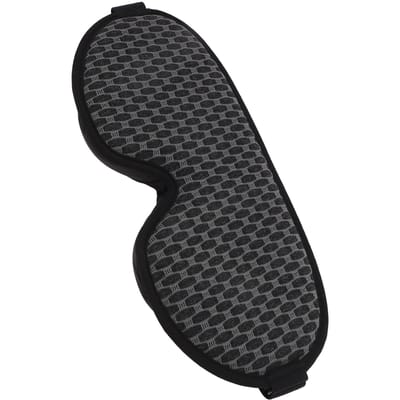 Gecontourde slaap ooglap licht blokkerende 3D oogkap zachte ademende oogkap voor meditatie black