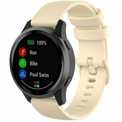 By Qubix - Sportband met motief - Beige - geschikt voor Huawei Watch GT 6 / GT 7 / GT 6 pro / GT 7 pro - 46mm