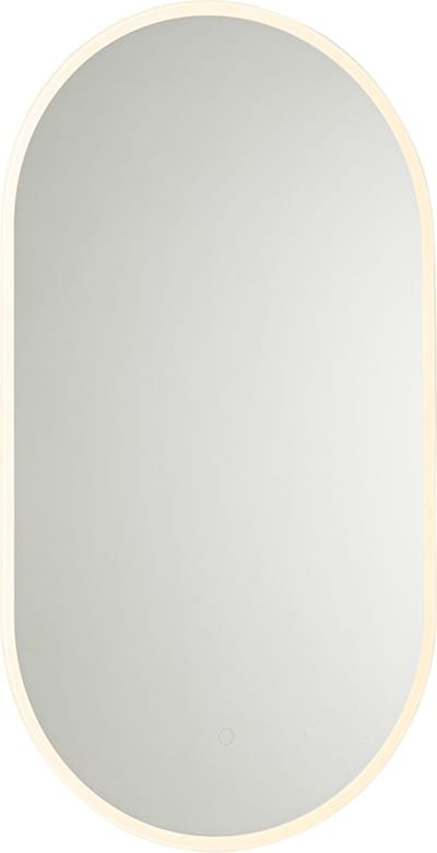 QAZQA bouwina - Moderne LED Dimbare Spiegel verlichting met Dimmer voor binnen voor badkamer - 1 lichts - D 3 cm - Transparant -