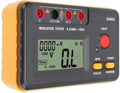 Digitale Isolatiemeter - Isolatietester - Elektrische Tests - Hoge Veiligheidsnormen - 22x19x8cm