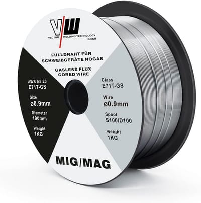 Gasloze Lasdraad 0.9mm E71T-GS 1kg Spoel voor MIG Lassen