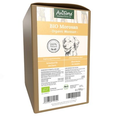 6x100g AniForte bio Morosan aanvullende voeding voor honden