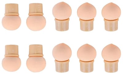 10 stuks ronde sponskop voor nagelkunst - zachte nagelborstelsponzen - kunstpenkop voor thuisgebruik - manicure - winkel - salon - professioneel thuisgebruik