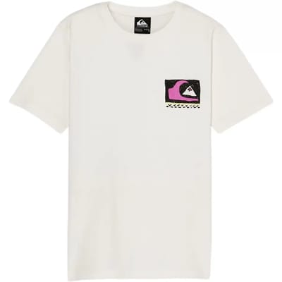 Quiksilver Kingpin T-shirt Met Korte Mouwen Wit 12 Years Jongen