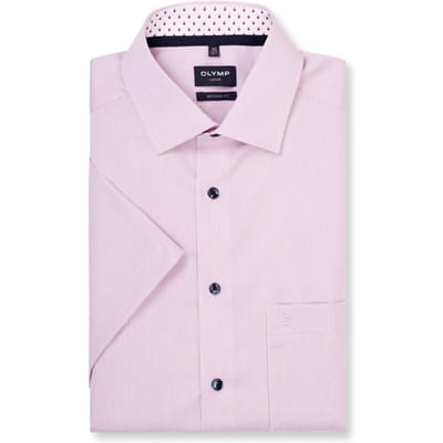 OLYMP Luxor Overhemd, Modern Fit, New Kent, Mauve