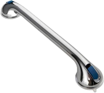 Badkamergreep - Zuignap handgreep - Veilig douchen - Installatie zonder boren - 40 cm - Zilver