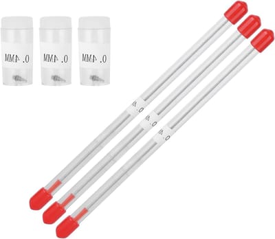 Airbrush naald en nozzles set van 3 x 0.4mm roestvrij staal voor verf spuitpen en schilderprojecten