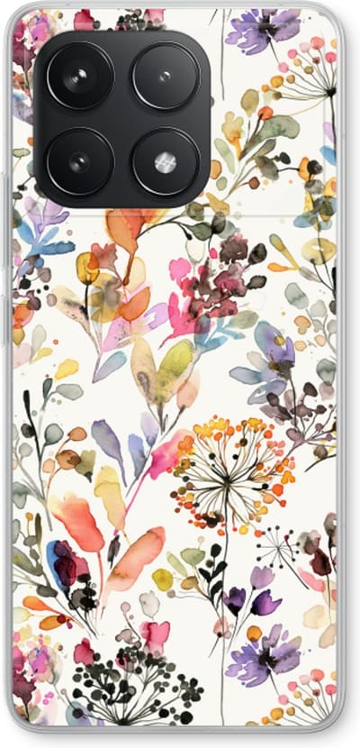 Case Company® - Hoesje geschikt voor Xiaomi Poco F6 Pro hoesje - Wilde grassen - Soft Cover Telefoonhoesje - Bescherming aan alle Kanten en Schermrand