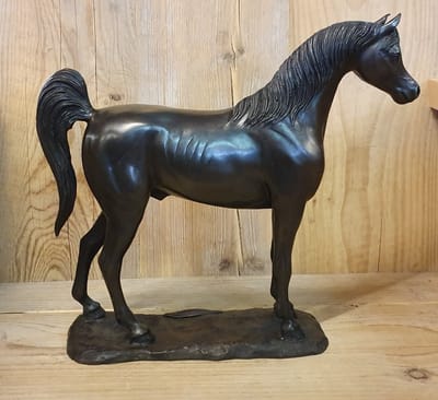 Tuinbeeld - bronzen beeld - Arabisch paard - Bronzartes - 30 cm hoog