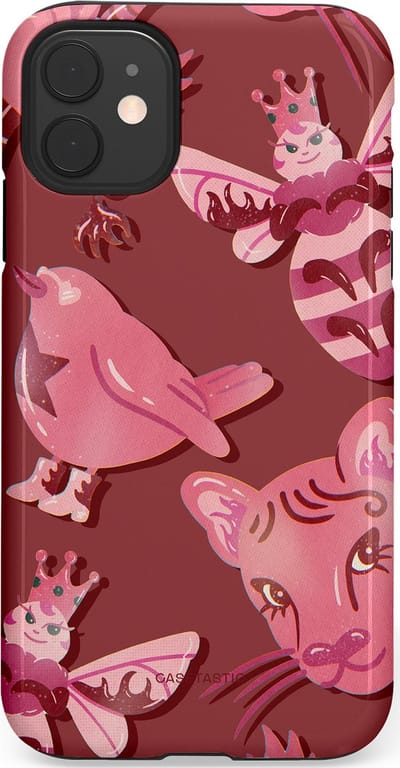 Casetastic Hoesje Geschikt voor Apple iPhone 11 - Stijlvolle Beschermende Duo-layer Case - Luxe dieren