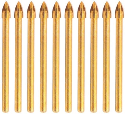 Allecto - Wolfraamcarbide Boor - 10 Stuks - Ideaal voor Glas en