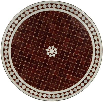 Mozaïek tafel uit Marokko -M60-15