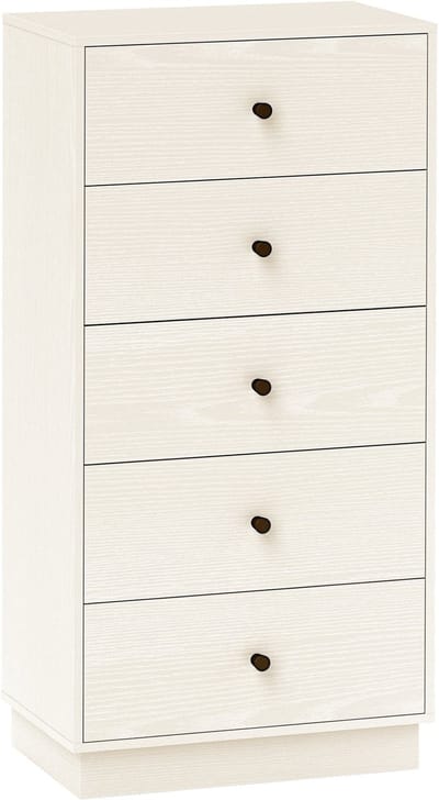 HOMCOM Ladekast - Spaanplaat - 47x29x95cm - Crème
