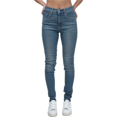 Levis Dames/Dames 720 High Rise Super Jeans (Lichtblauw)