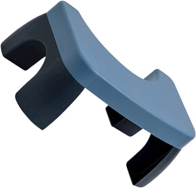 Toiletkruk - Opstapje voetenbank - Ontspannen stoelgang - Antislip ontwerp - 39 x 22 x 17 cm - Blauw