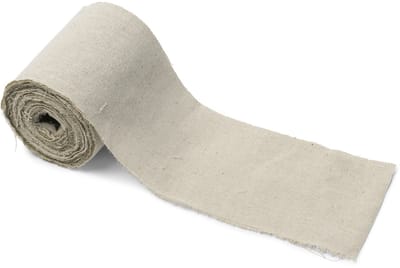 ARTYFETES - Linnenlook lint 10 cm x 10 m voor bruiloft tafeldecoratie