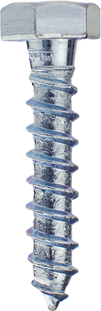 Wovar Houtdraadbouten Verzinkt M8 x 40 mm | Doos 200 stuks