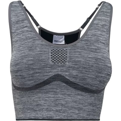 PROACT® Verstelbare bh zonder naad PA031 - Storm Grey Melange - L/XL