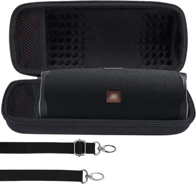 Duurzame Hard Case voor Waterdichte Bluetooth Speaker - Bescherming voor JBL Charge 5 en Charge 4 met Schokbestendige Eigenschappen