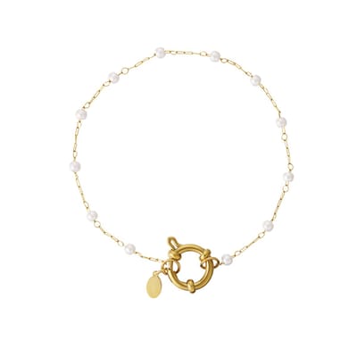 Daily Simple Series Armband Small | RVS (verkleurt niet) Goud | Snelle levering | Yehwang | Beste cadeau voor haar | Kerst | Sinterklaas