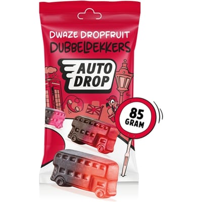 Autodrop dubbeldekkers zak 85 gram