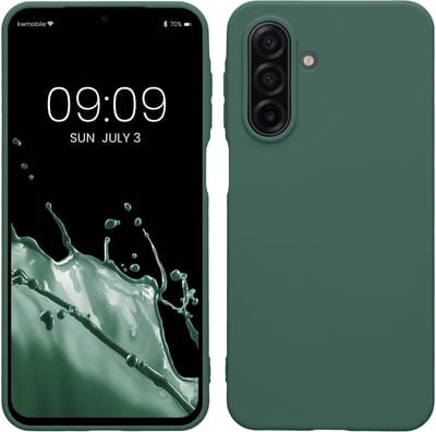 kwmobile telefoonhoesje geschikt voor Samsung Galaxy A17 4G / 5G - Hoesje voor smartphone - Back cover in dennengroen