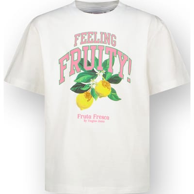Vingino Girls Heike T-shirt Real White Size: 10 | T-shirts Outlet | Unisex | Wit
