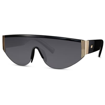 Zonnebril WHS-6143 Festival Zwart/Zwart Dames 100% UV400 Cat.3 Incl: Etui & Poetsdoekje