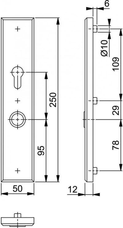 Hoppe Comf Sch 2235S - PC72 - 29mm - F1 - SKG***