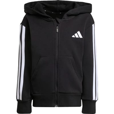 Adidas Essentials Sweatshirt Met Rits Zwart 6-7 Years Kinderen