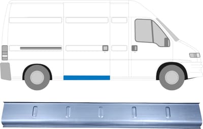Binnenste reparatie dorpel voor Citroen Jumper 1994-2006
