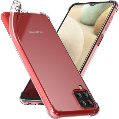ebestStar - Hoes geschikt voor Samsung Galaxy A12 SM-A125F, Silicone Slim Cover Case, Versterkte Hoeken en Randen hoesje, Transparant