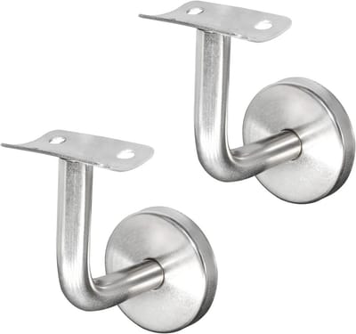 Duurzame leuningdragers 2 stuks voor trapleuning en wandbevestiging - Stalen houder 60x60mm